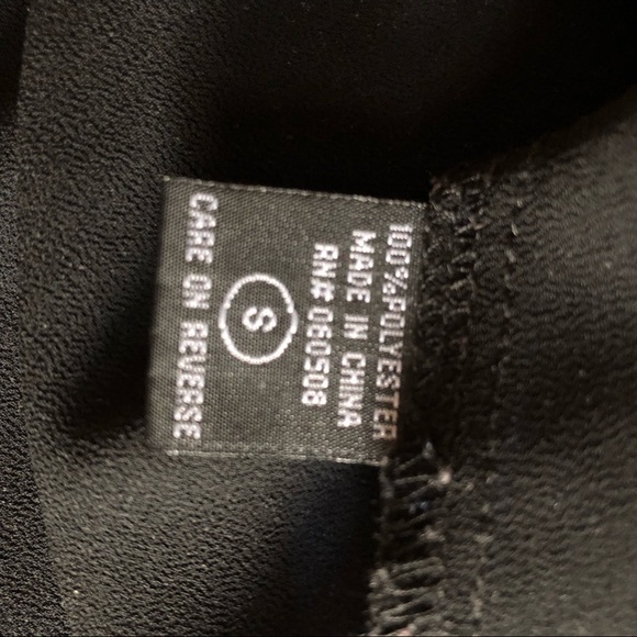 Angie | Sheer Black Top with Bronze Embellishments - Picture 7 of 8